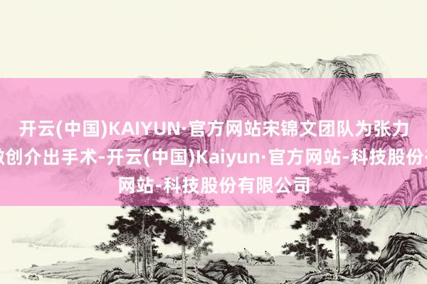 开云(中国)KAIYUN·官方网站宋锦文团队为张力实行了微创介出手术-开云(中国)Kaiyun·官方网站-科技股份有限公司